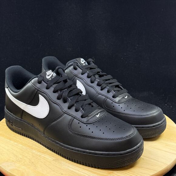Nike Air Force 1 Low \'07 Shoes Black White FZ0627-010 Men\'s NEW Size 13 main image 9